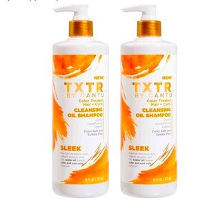 Cantu TXTR Cleansing Oil Shampoo Set